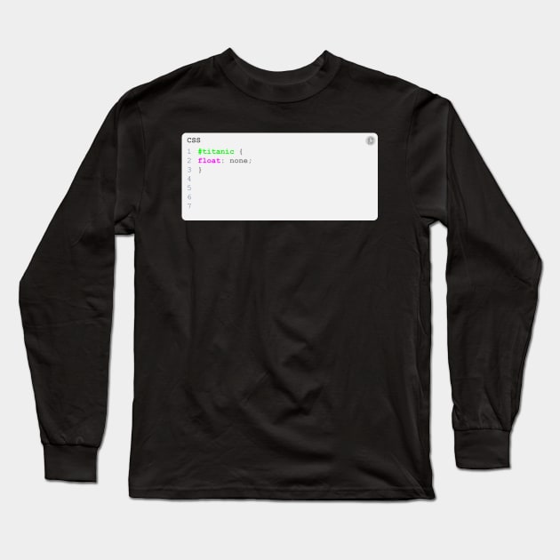 CSS Titanic Long Sleeve T-Shirt by woundedduck